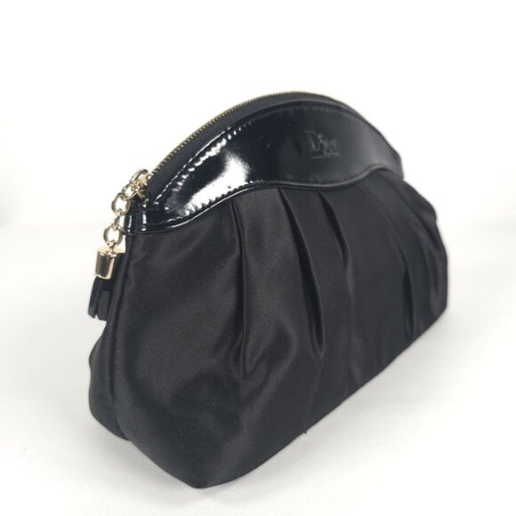 Dior Black Glossy Cosmetic Bag - Picture 4 of 12